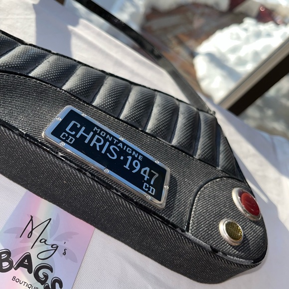 Dior: Cadillac Saddle 1947 Denim Shoulder Bag *RARE* - Picture 10 of 16